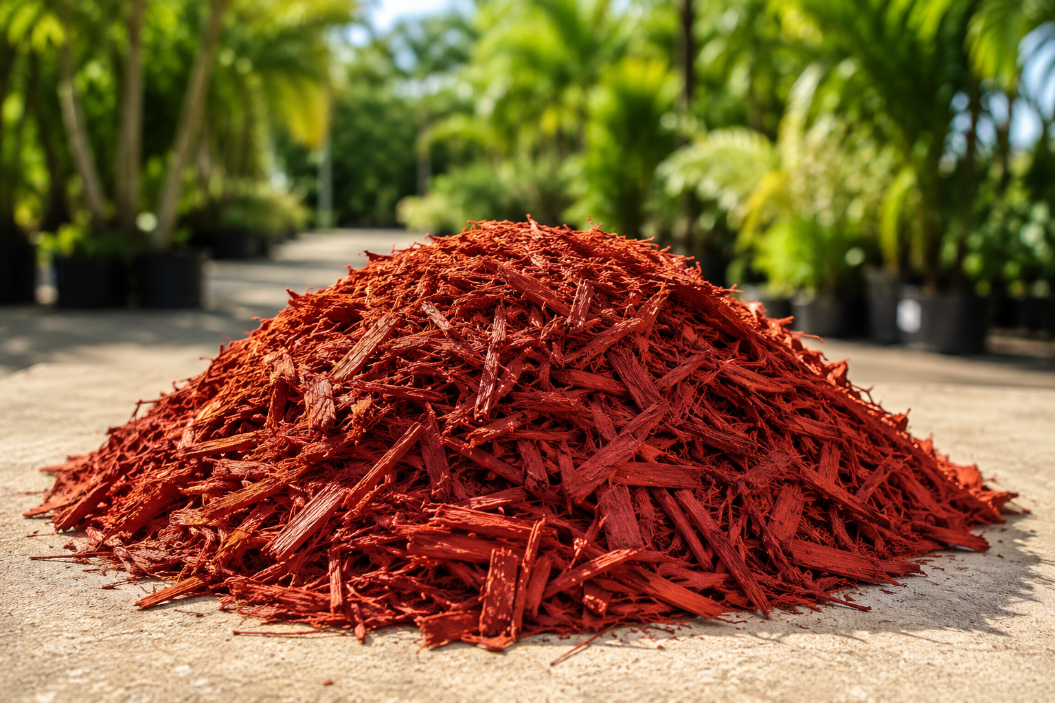 Red mulch
